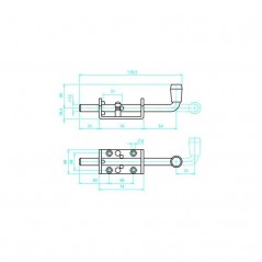 LAMPA Truck body spring bolt LAM98700