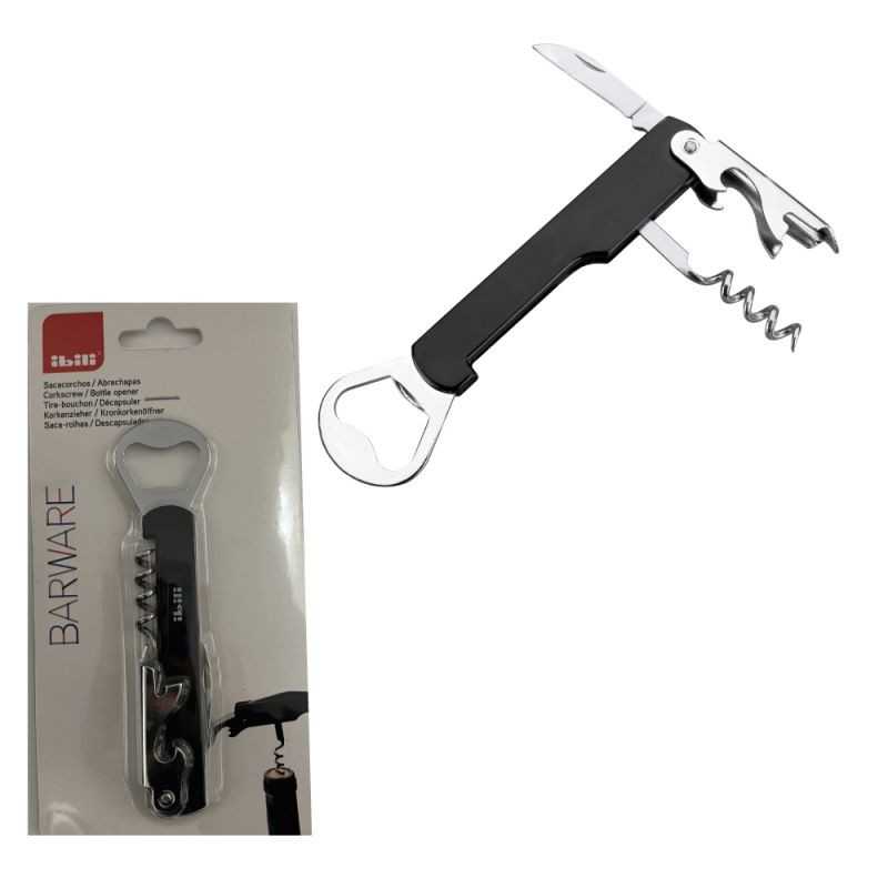 IBILI Multi-purpose corkscrew, can opener and knife kit IBILI 400087