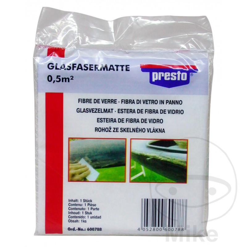 PRESTO Fiberglass mat for car body 0.5QM 125 X 40 CM 565.12.52