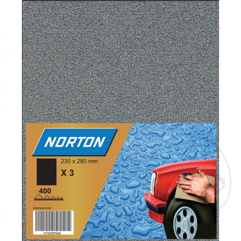 NORTON 3-pack of sandpapers BOG T489 K1000 WF 230X280 MM 564.15.01