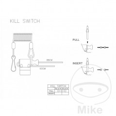 JMP Interruptor de parada emergencia universal para barcos 705.84.15