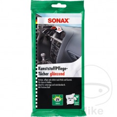 SONAX Pack 10 toallitas abrillantadoras para limpieza de plásticos 556.68.72