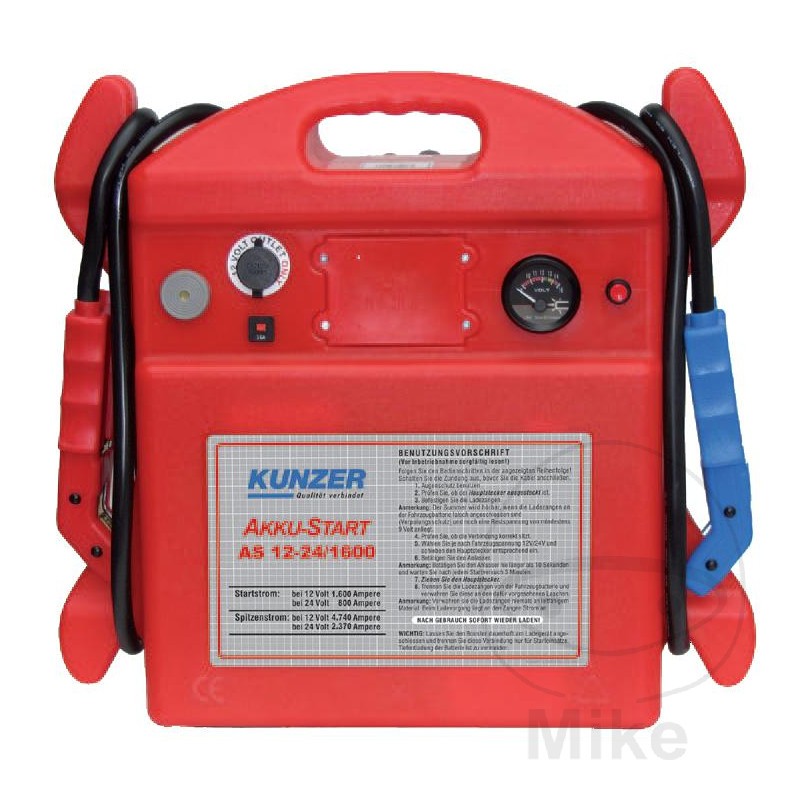 KUNZER jump starter 12/24 VOLT 1600A 609.33.22