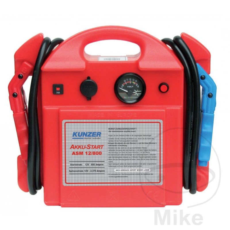 KUNZER jump starter 12V 800A 609.33.14