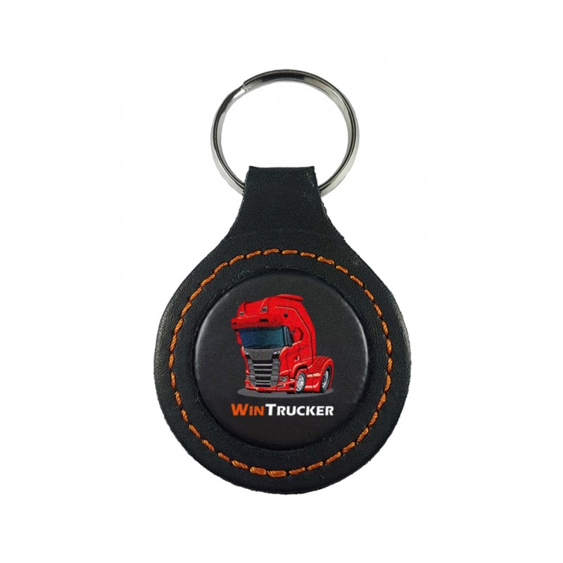 WINTRUCKER Truck type leather keychain SCANIA20 07251