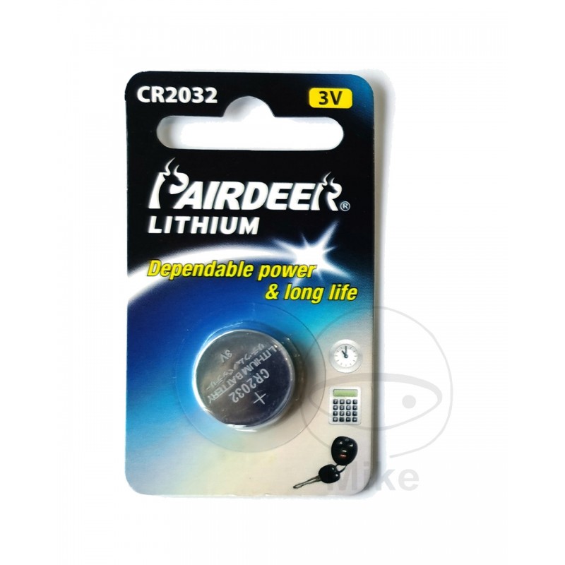 PAIRDEER Lithium button battery CR2032 1566785 156.60.05