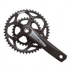 FSA Aluminum crankset and chainrings TEMPO ADVENTURE JIS 110/80 BCD 46x30D 2x10/11V 714280VAR