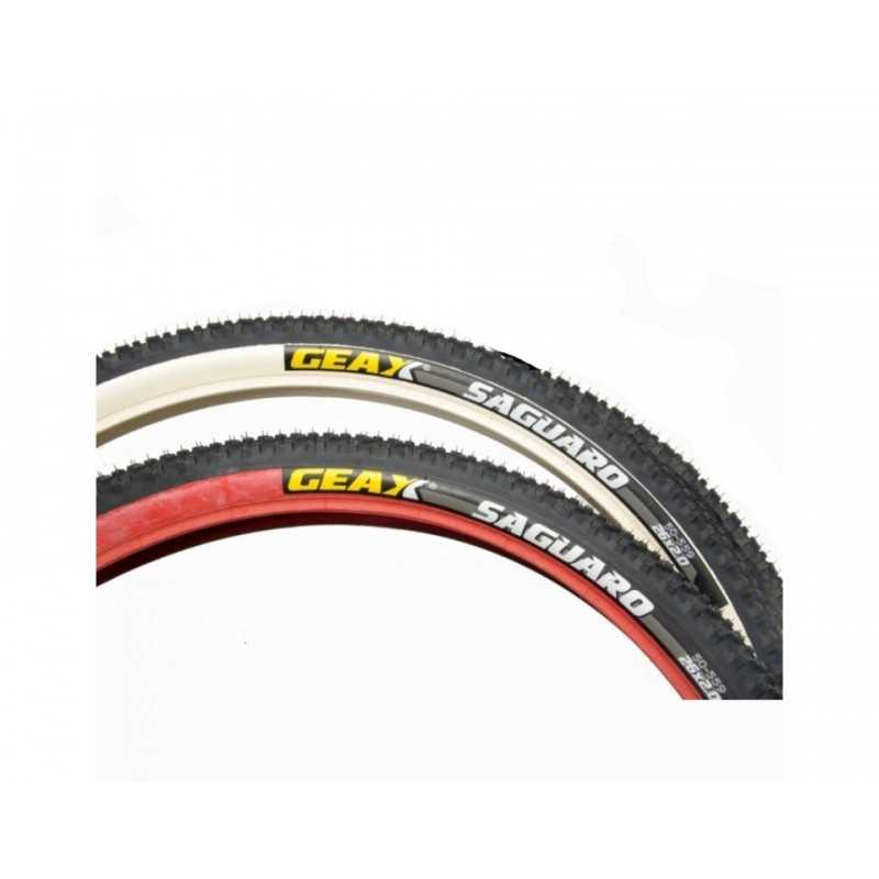 GEAX WHITE BLACK BICYCLE TIRE btt mtb saguaro 29x2.0 30206