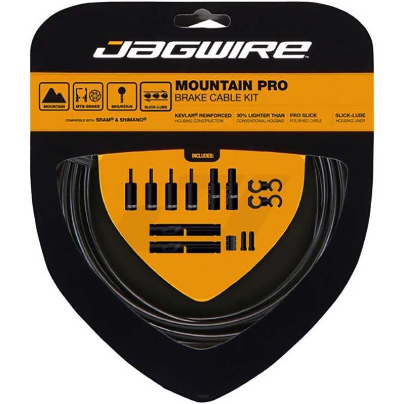 JAGWIRE Front/rear brake cable and housing kit SRAM/SHIMANO MTB KEVLAR 720892