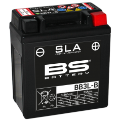 BS BATTERY Bateria SLA Max para motos con motor grande y dispositivos electrónicos 35845