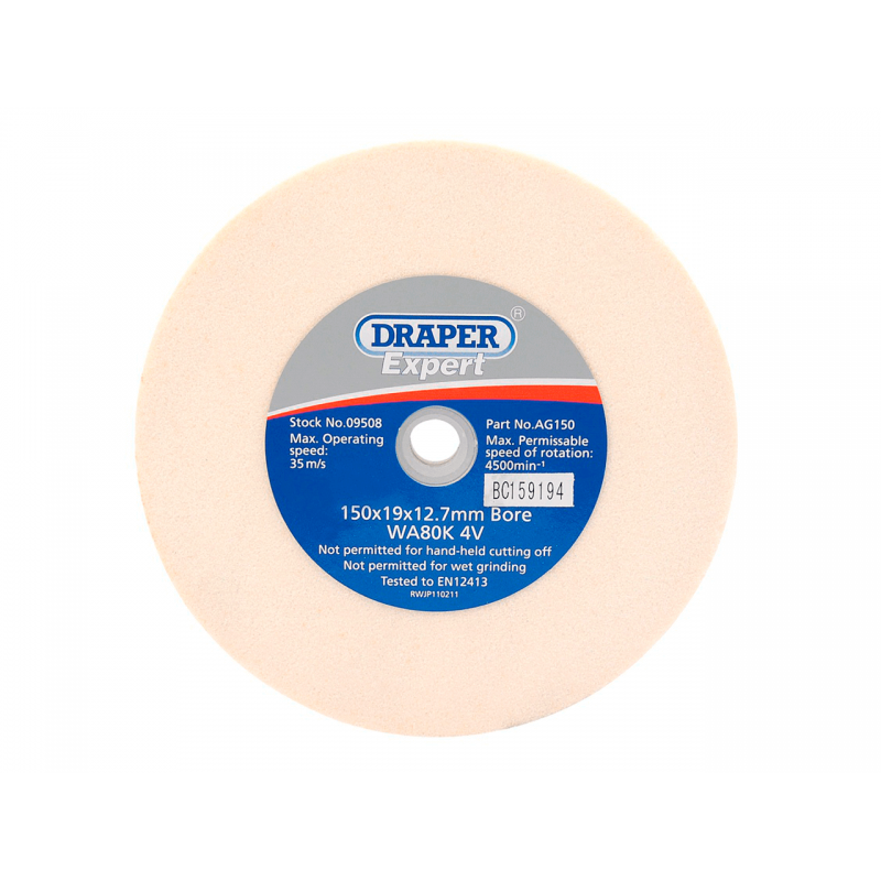 DRAPER Grinding wheel grain 80 150 MM 89115001