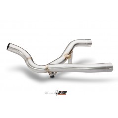 MIVV Complete motorcycle collector pipe compatible with original exhausts and MIVV SPORT NO-KAT B.015.C1