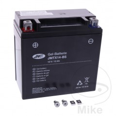 JMT activated gel motorcycle battery YTX14-BS 707.39.50