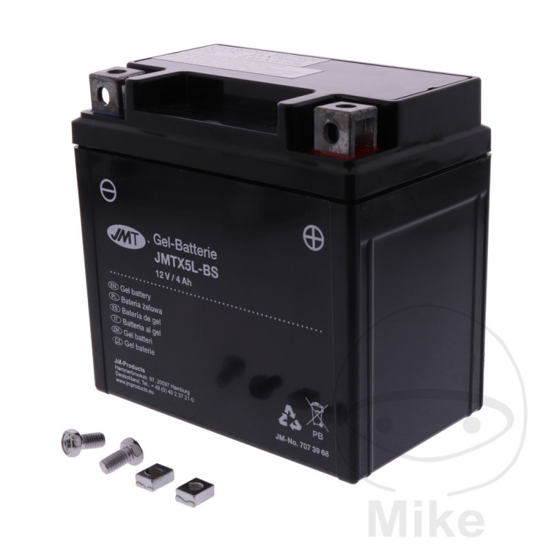 JMT activated gel motorcycle battery YTX5L-BS 707.39.68