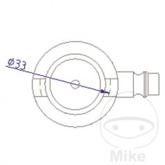 ATE Brake bleeding connection cap NR.11 A 03.9302-0921.2 657.01.11