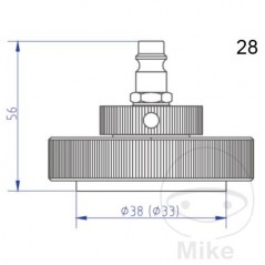 ATE Brake bleeding connection cap NR.28 03.9302-0926.2 657.18.89