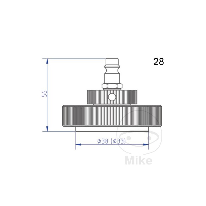 ATE Brake bleeding connection cap NR.28 03.9302-0926.2 657.18.89