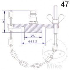 ATE Brake bleeding connection cap NR.47 03.9302-0767.2 657.23.17