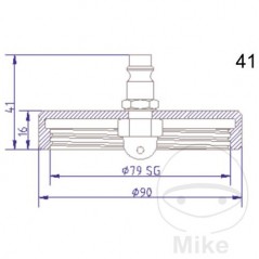 ATE Brake bleeding connection cap NR.41 03.9302-0786.2 657.23.33