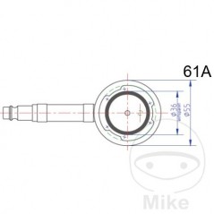 ATE Brake bleeding connection cap NR.61 A 03.9302-0923.2 657.25.07