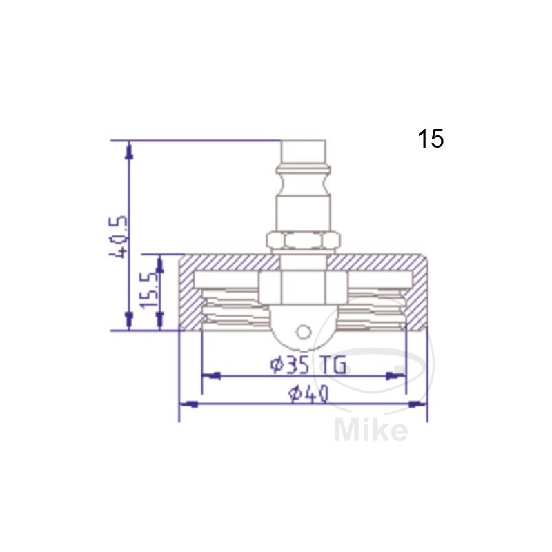 ATE Brake bleeding connection cap NR.15 03.9302-0922.2 657.32.32