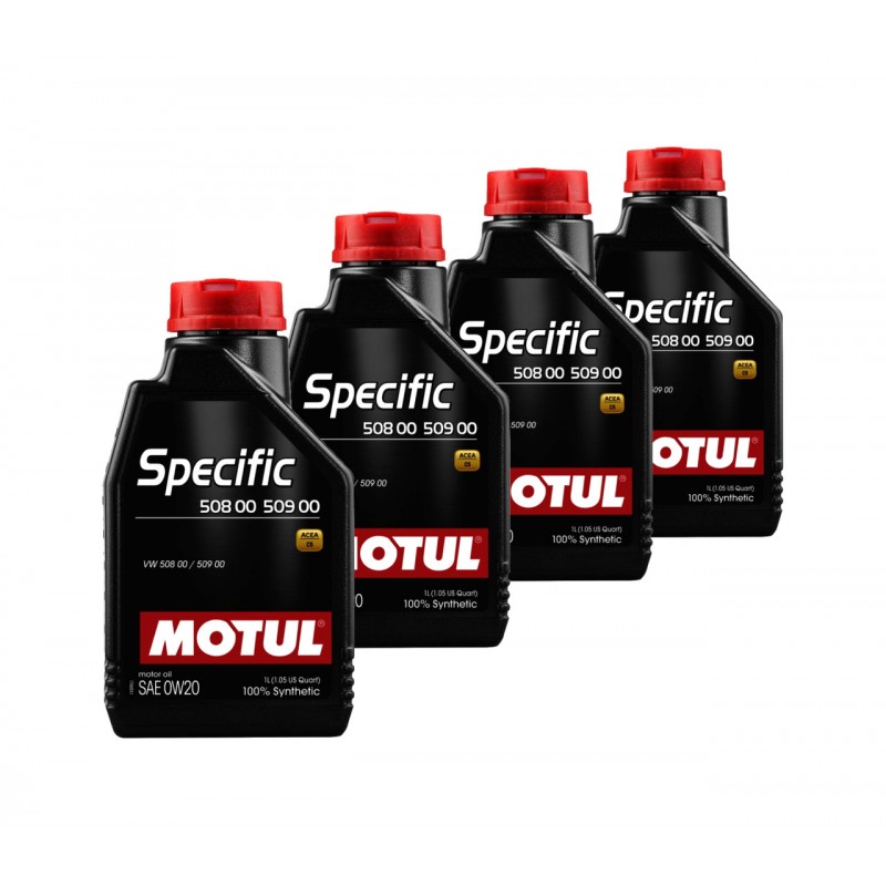 TUDETIC 4x engine oil kit VW 508.00-509.00 0W20 1L KT-283