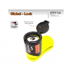 GLOBAL-LOCK Anti-theft disc with key and accessories CITY 5,5 FUNDA + REMINDER 5726829