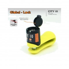 GLOBAL-LOCK Anti-theft disc with key and accessories CITY 10 FUNDA +REMINDER 5726830