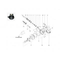 CRESSI Recambio regulador buceo: VALVULA 2ª etapa (COMPONIBLE) C/ASIENTO EHZ 742012